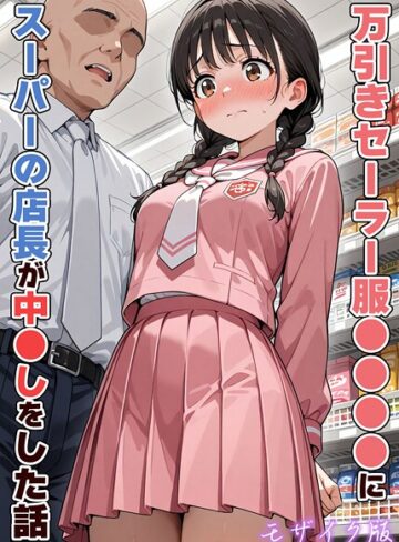 万引きセーラー服●●●●にスーパーの店長が中●しをした話 モザイク版【フルカラー❤AIザッハトルテ】評価