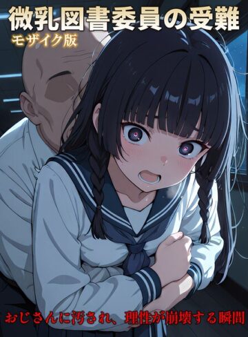 【CG】微乳図書委員の受難 おじさんに汚され、理性が崩壊する瞬間 モザイク版【フルカラー❤万工房】評価